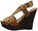 Qupid Women's Kendall-16 Wedge Sandal