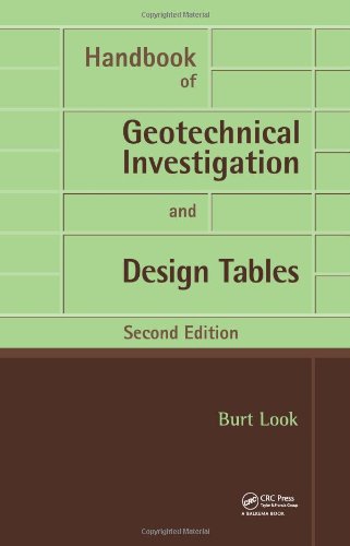 Handbook of Geotechnical Investigation and Design Tables: Second Edition