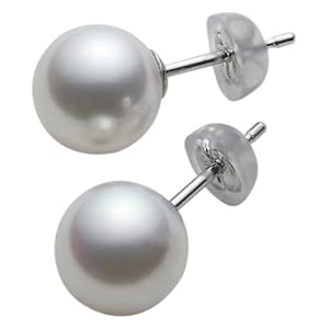 【クリックで詳細表示】[パール セレクション]Pearl Selection ピアス 国産アコヤ真珠 8.5-9mm ピアス K14WG P85