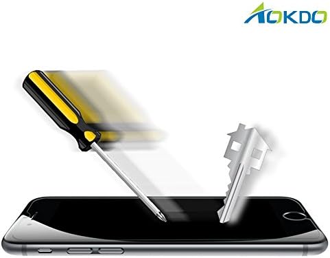 AOKDA iPhone 6/6S NEW 0.15MM Ultra Thin 3D Touch Crystal Clear Premium Tempered Glass Screen Protector for iPhone 6/6S (Ultra Slim 0.15mm)