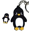 Penguin designed by Krisgoat - Rubber Keychain
