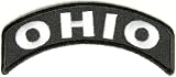 Ohio Patch, 4x1.75 inch, small embroidered iron on State name patch