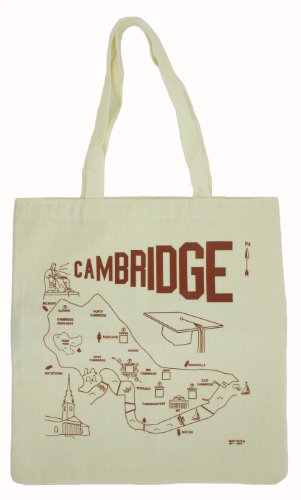 Cambridge Massachusetts City Map Bag
