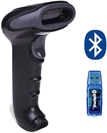 VP6 2.4G Bluetooth Barcode Scanner for Windows MAC ipad iPhone Android Phones with 30' Wireless Connection