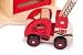 All wood brightly coloured fire station set with engine and helicopter_s-2