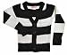 Search : Pink Angel "Black & White Stripped Button-Down" Girls Cardigan (6X)