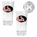 St. Louis Cardinals MLB 2pc Pint Ale Glass Set with Baseball Bottom - Oval Logo by Great American Products