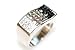 Le BIJOU Ring, made with CRYSTALLIZED TM - Swarovski Elements, Farbverlauf, crystal- black diamond- jet, Gr.8 (57) - LIEFERUNG IM SCHMUCKBEUTEL