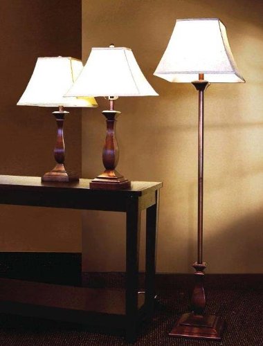 Coaster Traditional 3-Piece Lamp Set On Sale