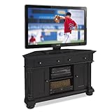 Home Styles St Croix Corner TV Stand, Black