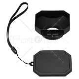Fotodiox Video Camera, Camcorder DV Lens Hood, 37mm Black