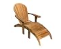 Teak Furniture Gallery TGL100 Adirondack Chair with Footstool