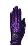 New Glove-It Ladies Purple Herringbone Golf Glove LLH