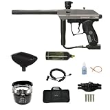 WavetoGo Spyder Kingman 2012 Xtra Paintball Marker Gun MEGA Package - Silver Grey