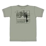 Fly Call By "Mountain Life" 100% Cotton Short Sleeve Shirt in Adult Sizes
