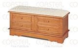 IMAGE OF Pine finish wood cedar hope chest storage bench