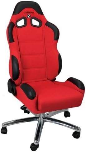 CR1 Reclining Office Chair in Red Cloth