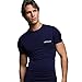 Coovy Athlete Men's Sports Compression Base Layer Short Sleeve Top, Style B02