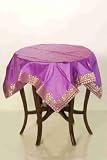 Lavender Sari Tablecloth / Linen / Topper - Made to measure