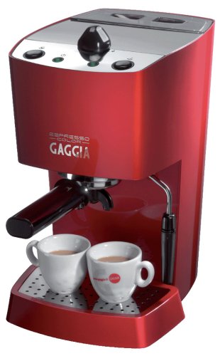  Gaggia Cafetière Espresso rouge (Import Allemagne)