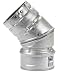 Tools & Hardware : Simpson Duravent Cron Pipe Elbow, 45 °
