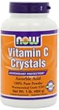 NOW Foods Vitamin C Crystals, Ascorbic Acid, 1 Pound