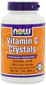 NOW Foods Vitamin C Crystals, Ascorbic Acid, 1 Pound