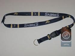 BUFFALO SABRES Team Logo 24" LANYARD Velcro Key Chain