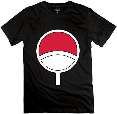 PTYS Men's Tees Uchiha Clan Size S Black