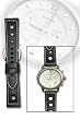 Navy Blue Pilot Panerai Racing Style Heavy Leather with S/S Buckle 24mm by Toscana