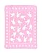 Playboy Fleecedecke FUNNY BUNNY Pink