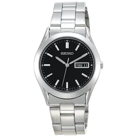 Seiko Men's Dress Silver-Tone Watch #SGF719