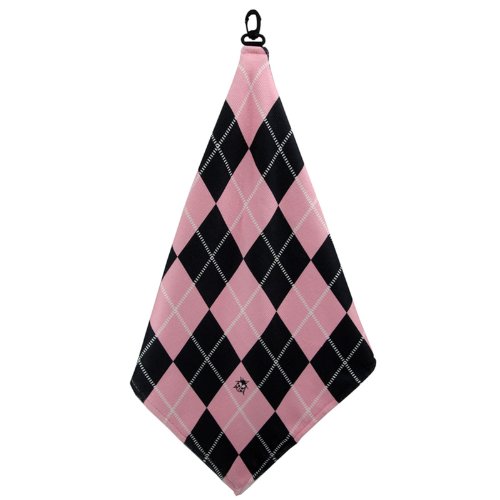 Womens Golf Towel Black by BeeJo