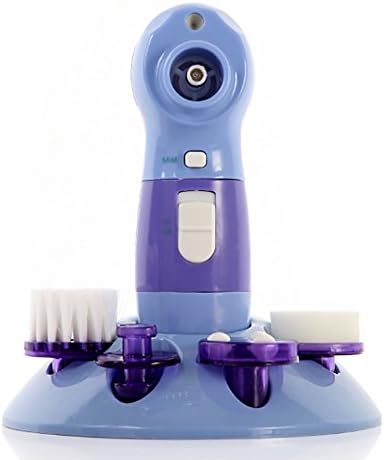 4 In1 Face Care Facial Cleaner Skin Pore Blackhead Brush Rotary Scrubber Massage Beauty Massager