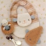 （ハマナカ） ベビースタイ スタイ よだれかけ 前掛け ガラガラ の 手作りキット スタイといぬのがらがら （4点1組） ※オーガニックコットン 使用