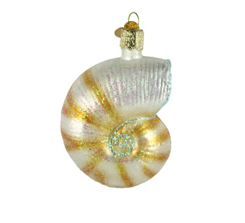 Old World Christmas Nautilus Shell Ornament