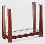 Magazine Rack - Structure - Cherry Finish (Cherry) (15.25" H x 6.75"W x 13.5"D)
