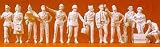 Preiser 16521 Pilot & Ground Crew Us42-45