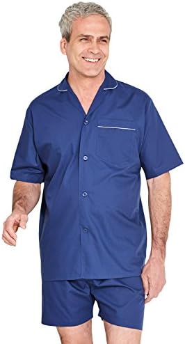 Mens Tootal Easy Care Shortie Pyjama PJ Navy