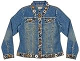 HOLIDAY SALE - FREE SHIPPING! BEREK Denim Jacket with Beading and Rhinestones
