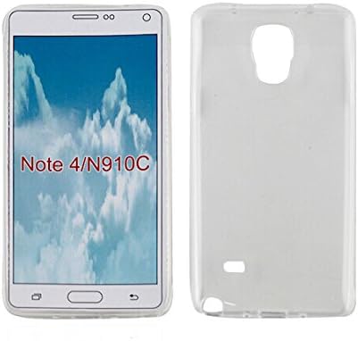Samsung Galaxy Note 4 Case, Allmet TM Samsung Galaxy Note 4 New design case **NEW** Slim Thin Fit Crystal Clear TPU Soft Gel Back Case Cover Screen Hybrid Transparent Crystal Clear Ultra Thin TPU Soft Rubber Case for Samsung Galaxy Note 4, Samsung N910C Galaxy Note 4