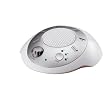 HoMedics SS-2000 Sound Spa Relaxation Sound Machine with 6 Nature Sounds, Silver