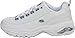Skechers Womens Premiums Fashion-sneakers, White/Blue, 11 US