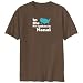 T-Shirt Brown  In The Usa It Is Spoken In Nanai  Languaje