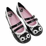 Produkt-Bild: T.U.K. Mary-Janes HOOTY OWL FACE BELLA black