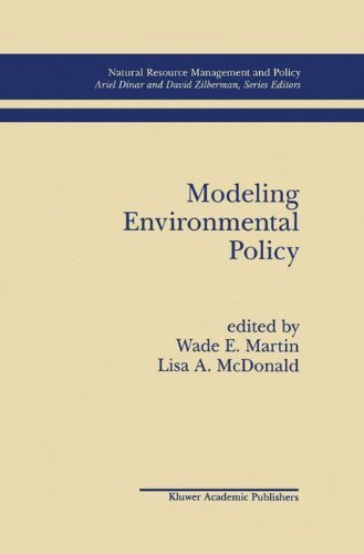 Modeling Environmental Policy (Natural Resource Management and Policy)