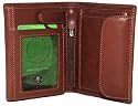 Tony Perotti Vegetable Leather Fold Out Wallet with Coin Section
