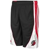 Portland Trail Blazers adidas Black Flash Mesh Shorts