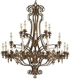 LAMPS BEAUTIFUL Classic Traditional Lighting, Aurora Twenty Light Chandelier by Savoy House--Excellent customer service--see our feedback.
