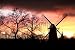 Wallmonkeys Peel and Stick Wall Decals - Wind Mill by Dark - Removable Graphic